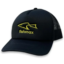FISHMAX - Kšiltovka s logem Černá Žlutá