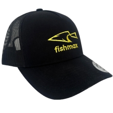 FISHMAX - Kšiltovka s logem Černá Žlutá