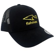 FISHMAX - Kšiltovka s logem Černá Žlutá