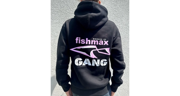 FISHMAX - Mikina Fishmax Gang Černo Růžová vel. L