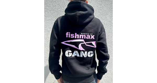 FISHMAX - Mikina Fishmax Gang Černo Růžová vel. S