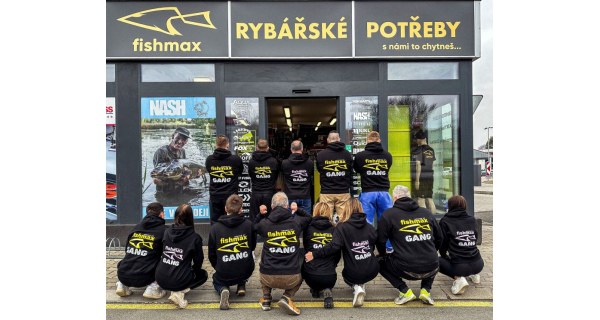FISHMAX - Mikina Fishmax Gang Černo Růžová vel. S