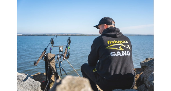 FISHMAX - Mikina Fishmax Gang Černo Žlutá vel. 3XL