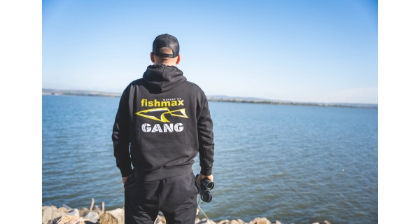 FISHMAX - Mikina Fishmax Gang Černo Žlutá vel. S