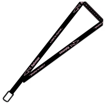 FISHMAX - Originální klíčenka s funkcí metru Lanyard Růžová