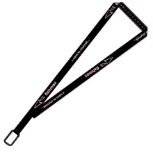 FISHMAX - Originální klíčenka s funkcí metru Lanyard Růžová