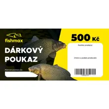 FISHMAX - Papírový dárkový poukaz 500 Kč na nákup v prodejně