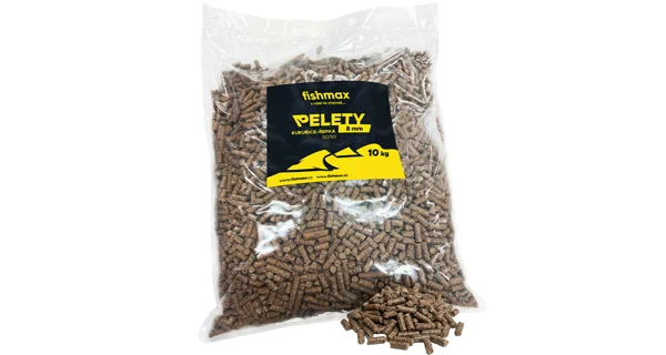 FISHMAX - Pelety Kukuřice Řepka 50/50 8 mm 10 kg