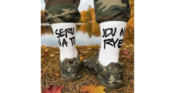 FISHMAX - Ponožky S**U NA TO, JDU NA RYBY vel. 36-40