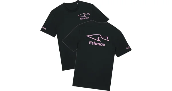 FISHMAX - Tričko PREMIUM Edition Růžové Logo vel. M