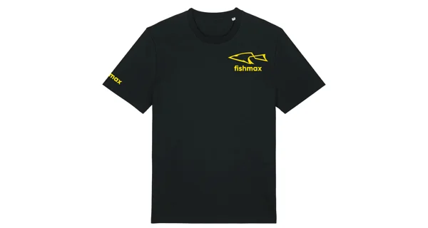 FISHMAX - Tričko PREMIUM Edition Žluté Logo vel. 2XL