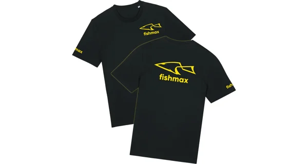 FISHMAX - Tričko PREMIUM Edition Žluté Logo vel. XL
