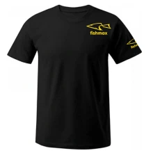 FISHMAX - Tričko s logem černé vel. 3XL