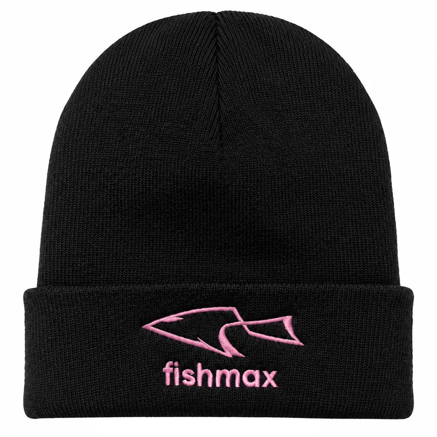 FISHMAX - Zimní čepice růžové logo