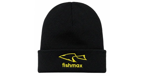 FISHMAX - Zimní čepice žluté logo