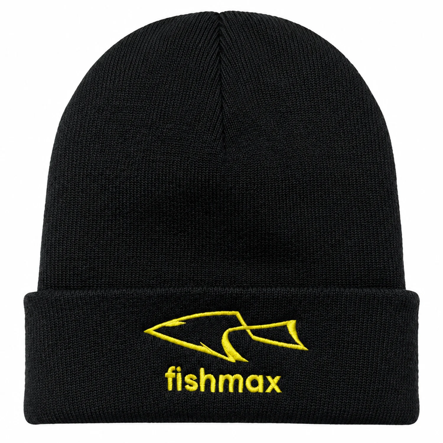FISHMAX - Zimní čepice žluté logo
