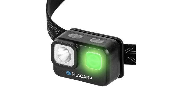 FLACARP - Nabíjecí čelovka HL2000 se zeleným světlem