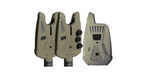 FLACARP - Sada signalizátorů X8 + příposlech RX8 2+1 Khaki