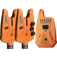 FLACARP - Sada signalizátorů X8 + příposlech RX8 2+1 Oranžová