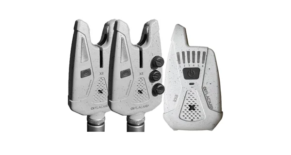 FLACARP - Sada signalizátorů X8 + příposlech RX8 2+1 Šedá Granit