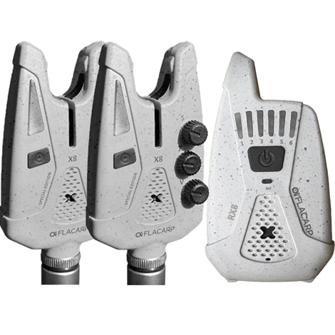FLACARP - Sada signalizátorů X8 + příposlech RX8 2+1 Šedá Granit
