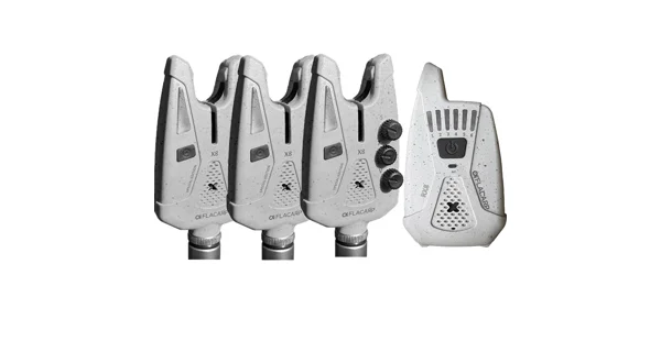 FLACARP - Sada signalizátorů X8 + příposlech RX8 3+1 Šedá Granit