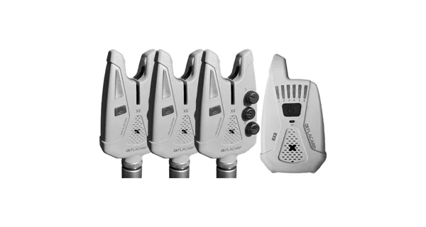 FLACARP - Sada signalizátorů X8 + příposlech RX8 3+1 Šedá