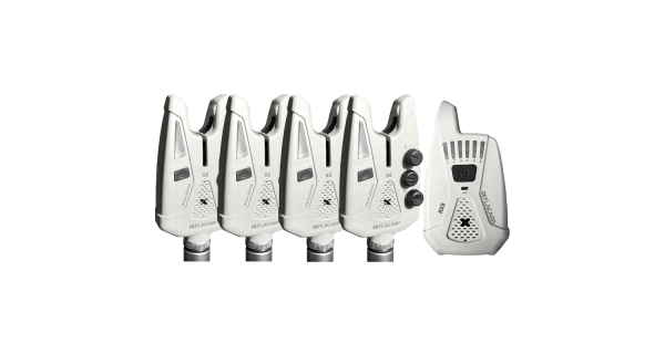 FLACARP - Sada signalizátorů X8 + příposlech RX8 4+1 Bílá