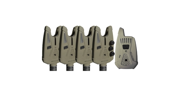 FLACARP - Sada signalizátorů X8 + příposlech RX8 4+1 Khaki