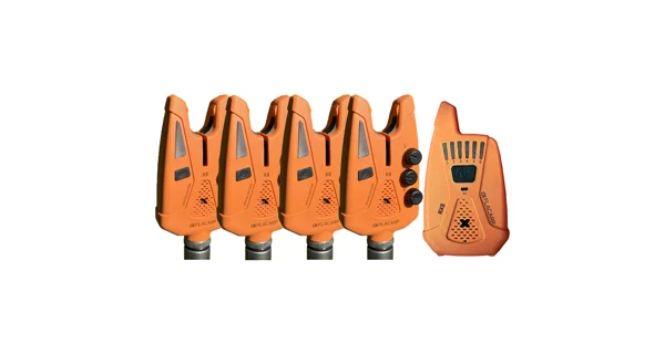 FLACARP - Sada signalizátorů X8 + příposlech RX8 4+1 Oranžová