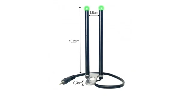 FLACARP - Svítící záchytné uši Ears2 s LED Fialová