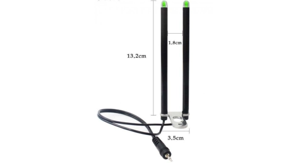 FLACARP - Svítící záchytné uši Ears2 s LED Zelená