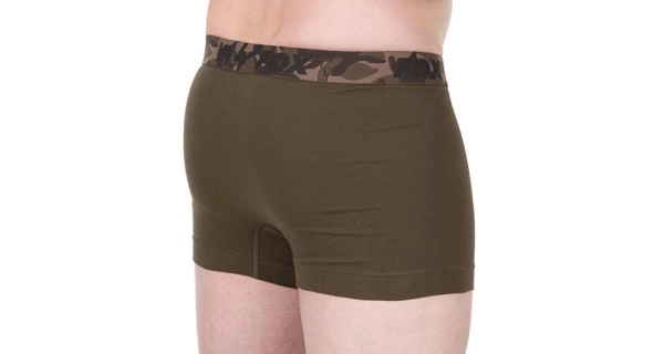 FOX - Boxerky Boxer Shorts Khaki/Black vel. L 2 ks