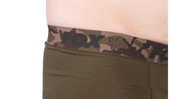 FOX - Boxerky Boxer Shorts Khaki/Black vel. XL 2 ks