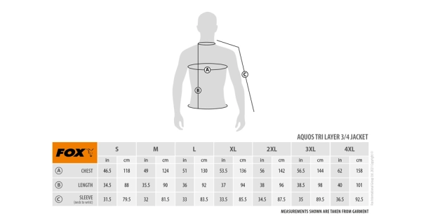 FOX - Bunda Aquos Tri Layer 3/4 Jacket vel. L