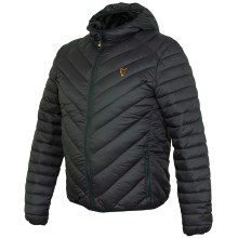 FOX - Bunda Collection Black & Orange Quilted Jacket vel. M
