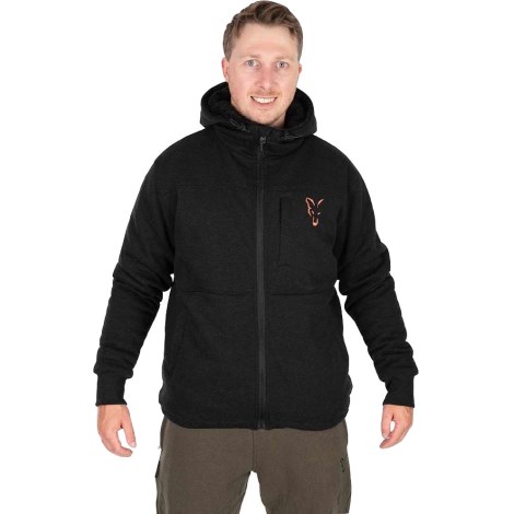 FOX - Bunda Collection Sherpa Jacket Black Orange vel. 2XL