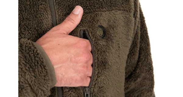 FOX - Bunda Khaki HD Premium Full Zip Teddy Jacket vel. XL