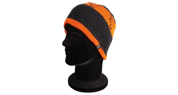 FOX - Čepice Black & Orange Beanie