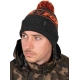 FOX - Čepice Collection Bobble Black Orange