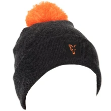 FOX - Čepice Collection Bobble Hat Black Orange