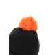 FOX - Čepice Collection Bobble Hat Black Orange