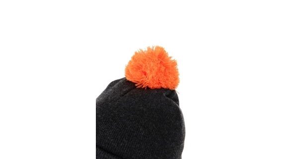 FOX - Čepice Collection Bobble Hat Black Orange