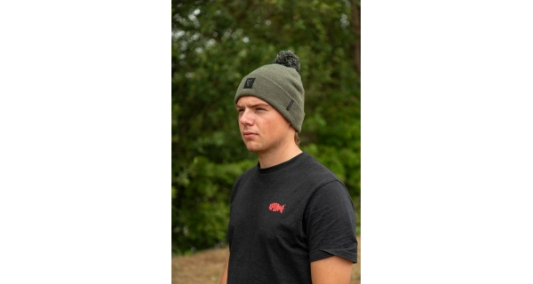 FOX - Čepice Collection Bobble Hat Green Black