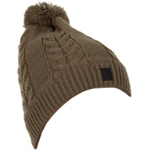 FOX - Čepice Khaki Knitted Bobble