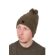 FOX - Čepice Khaki Knitted Bobble