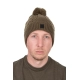 FOX - Čepice Khaki Knitted Bobble