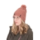 FOX - Čepice Ladies Knitted Bobble Hat