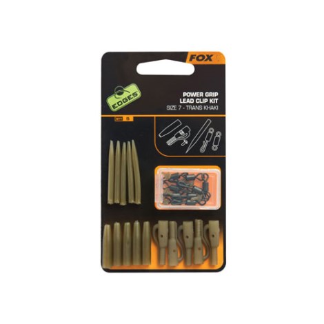 FOX - Edges power grip lead clip kit 5 ks