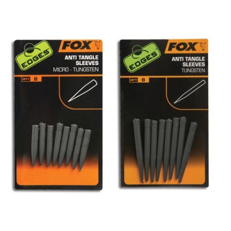 FOX - Edges převleky Tungsten Anti Tangle Sleeves 8 ks Micro